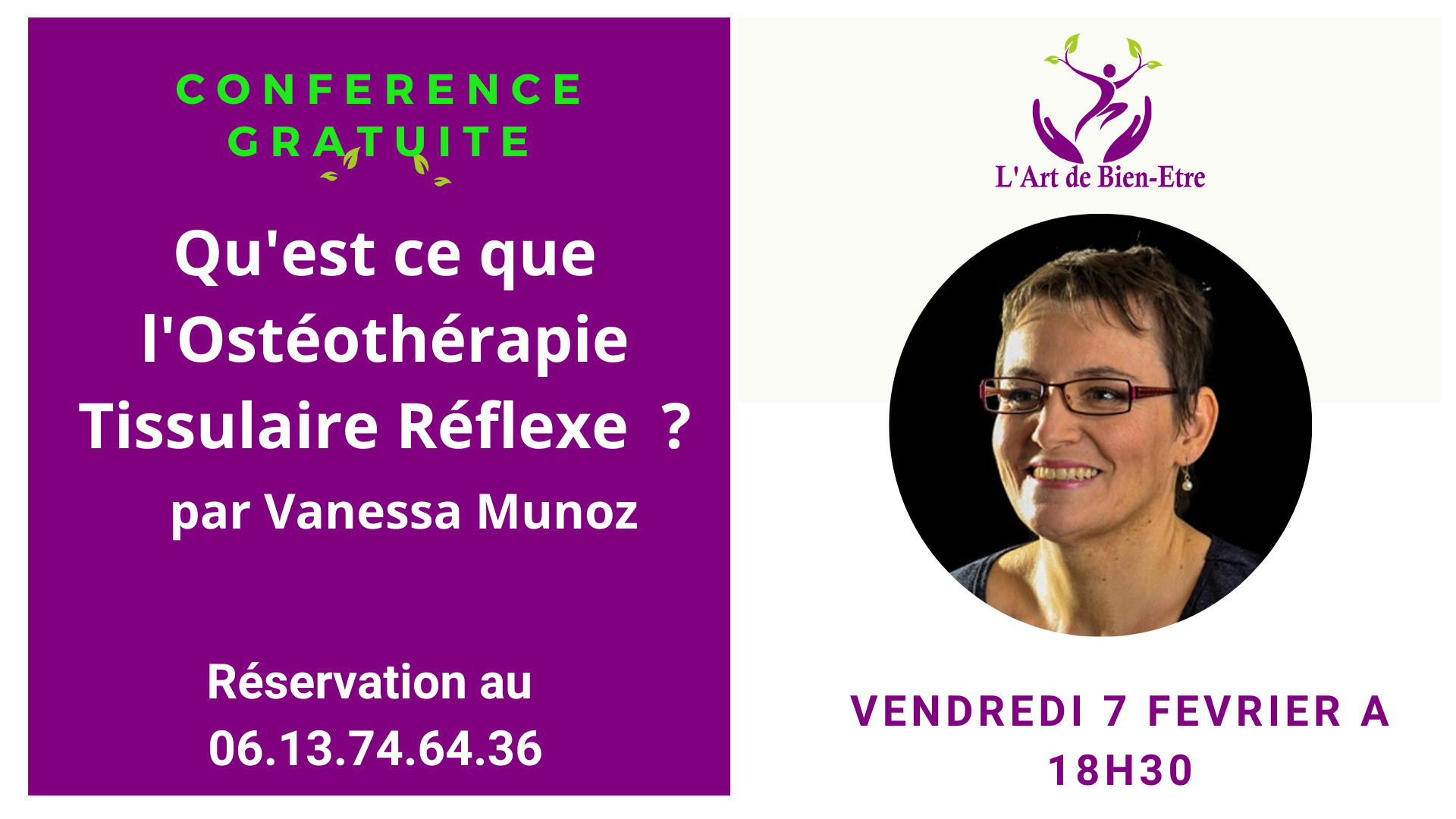 Conférence Gratuite sur l’Ostéothérapie Tissulaire Réflexe